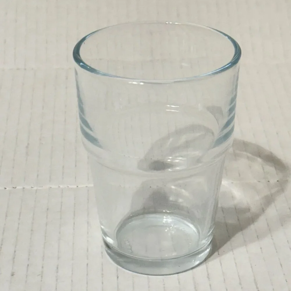 NIB IKEA REKO Set of 6 Stackable Clear 6 oz. Drinking Juice Glasses